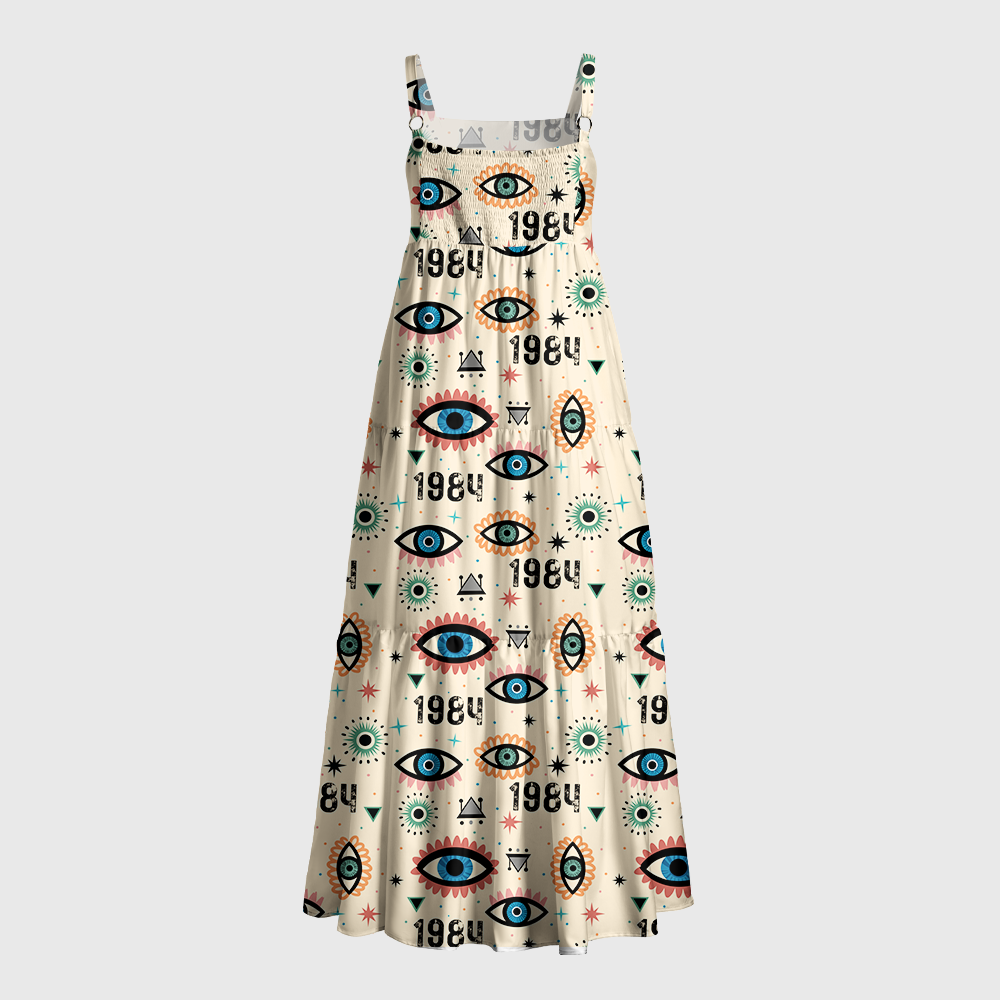 Pagewings Big Brother Is Watching You Maxi Dress