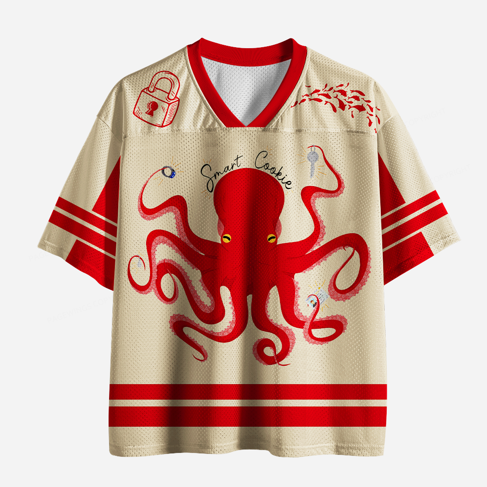 Pagewings Smart Cookie Unisex Mesh Jersey
