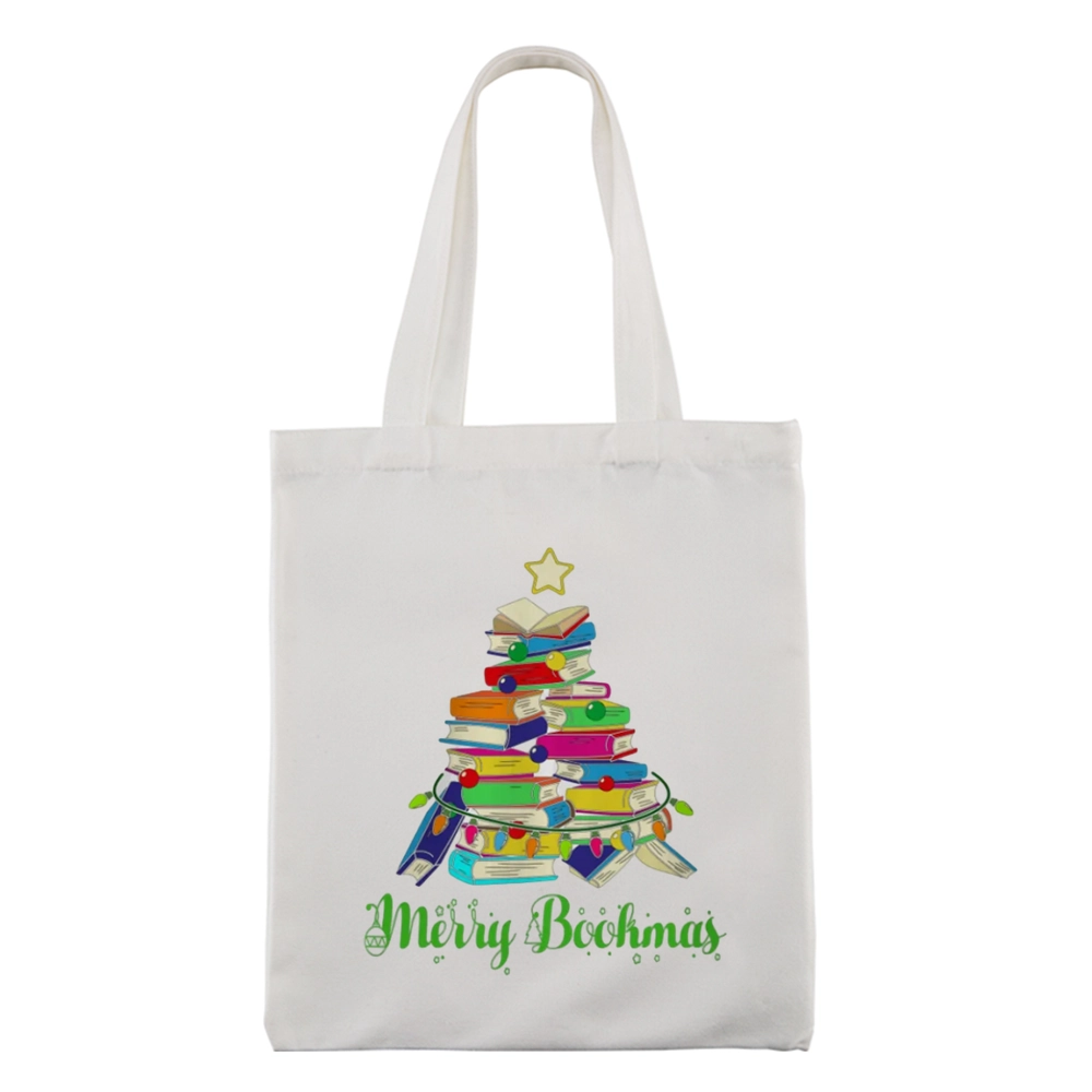 Pagewings Book Christmas Tree Lovers Gift Tote Bag