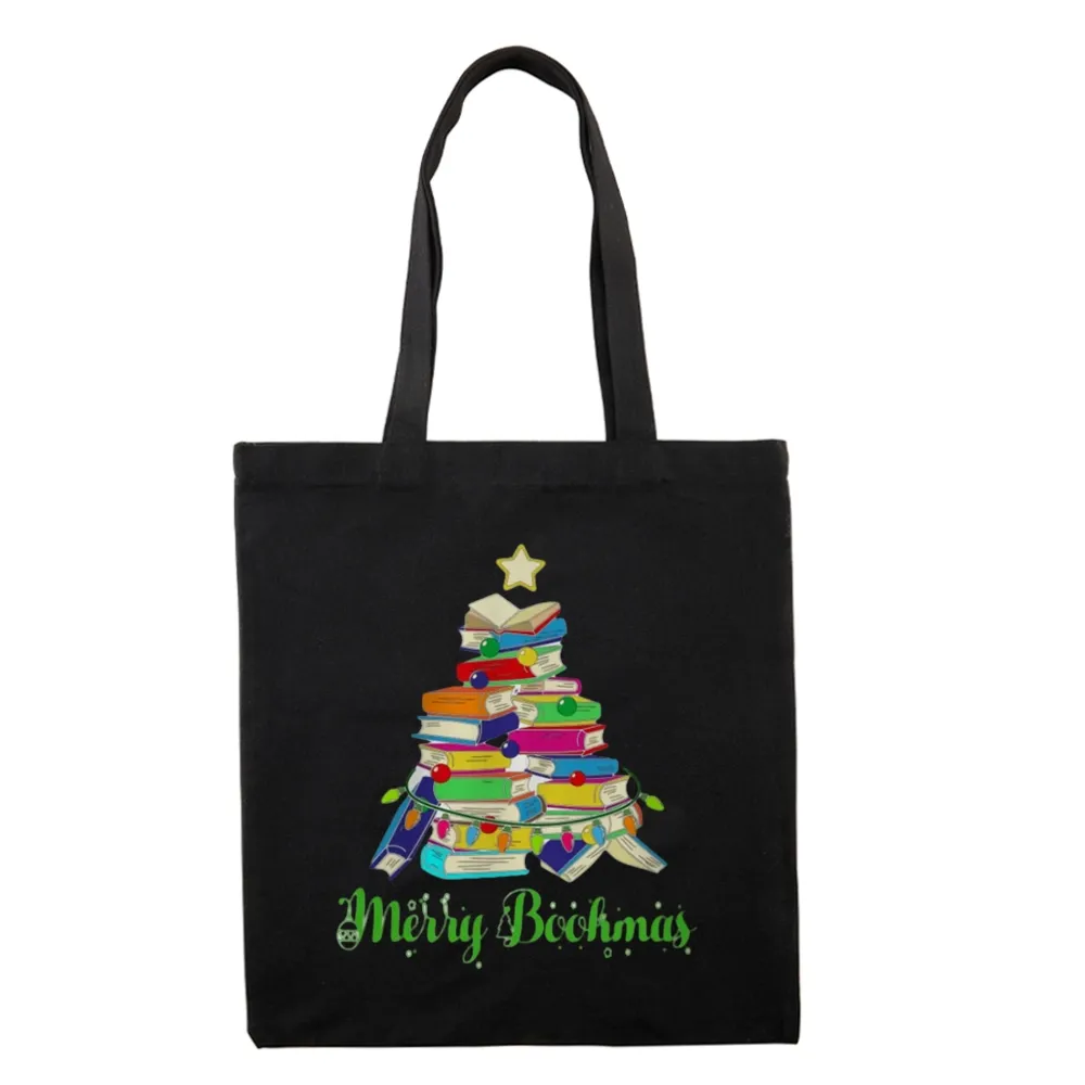 Pagewings Book Christmas Tree Lovers Gift Tote Bag
