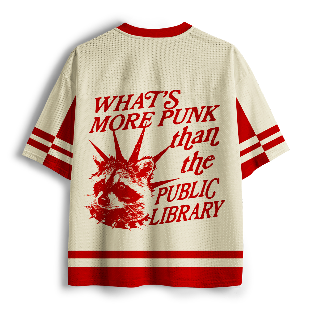 Pagewings Public Library Unisex Mesh Jersey