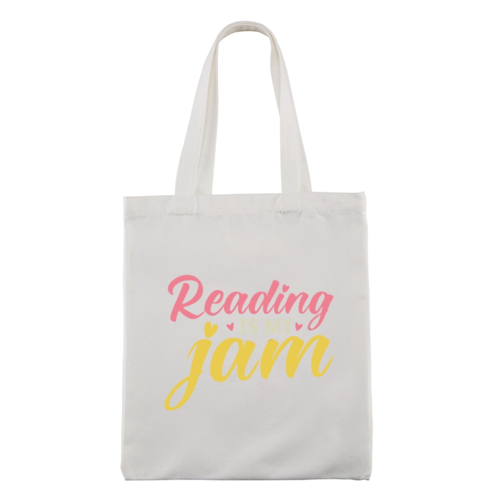 Pagewings Reading is My Jam Lovers Gift Tote Bag