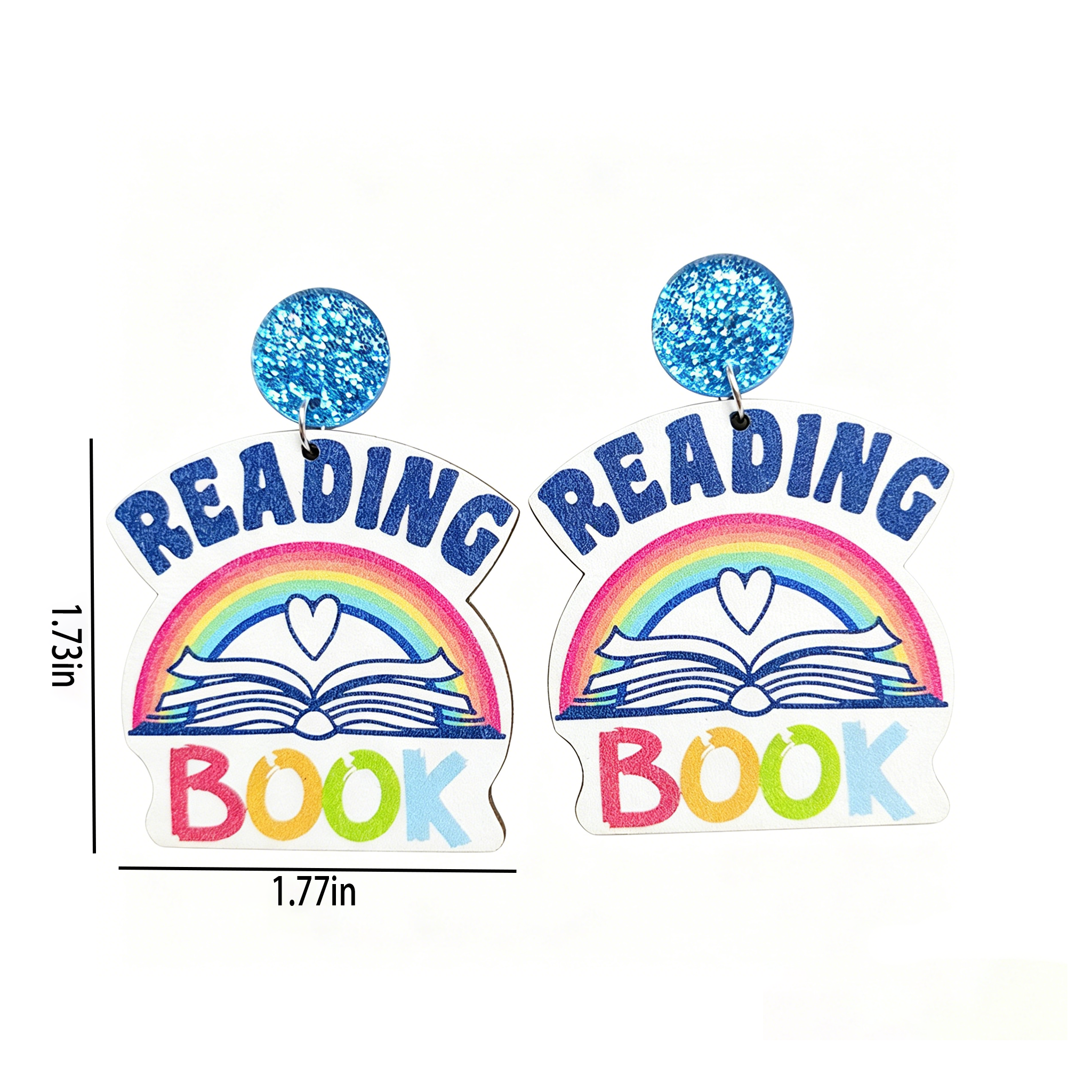Pagewings Reading Book Earrings
