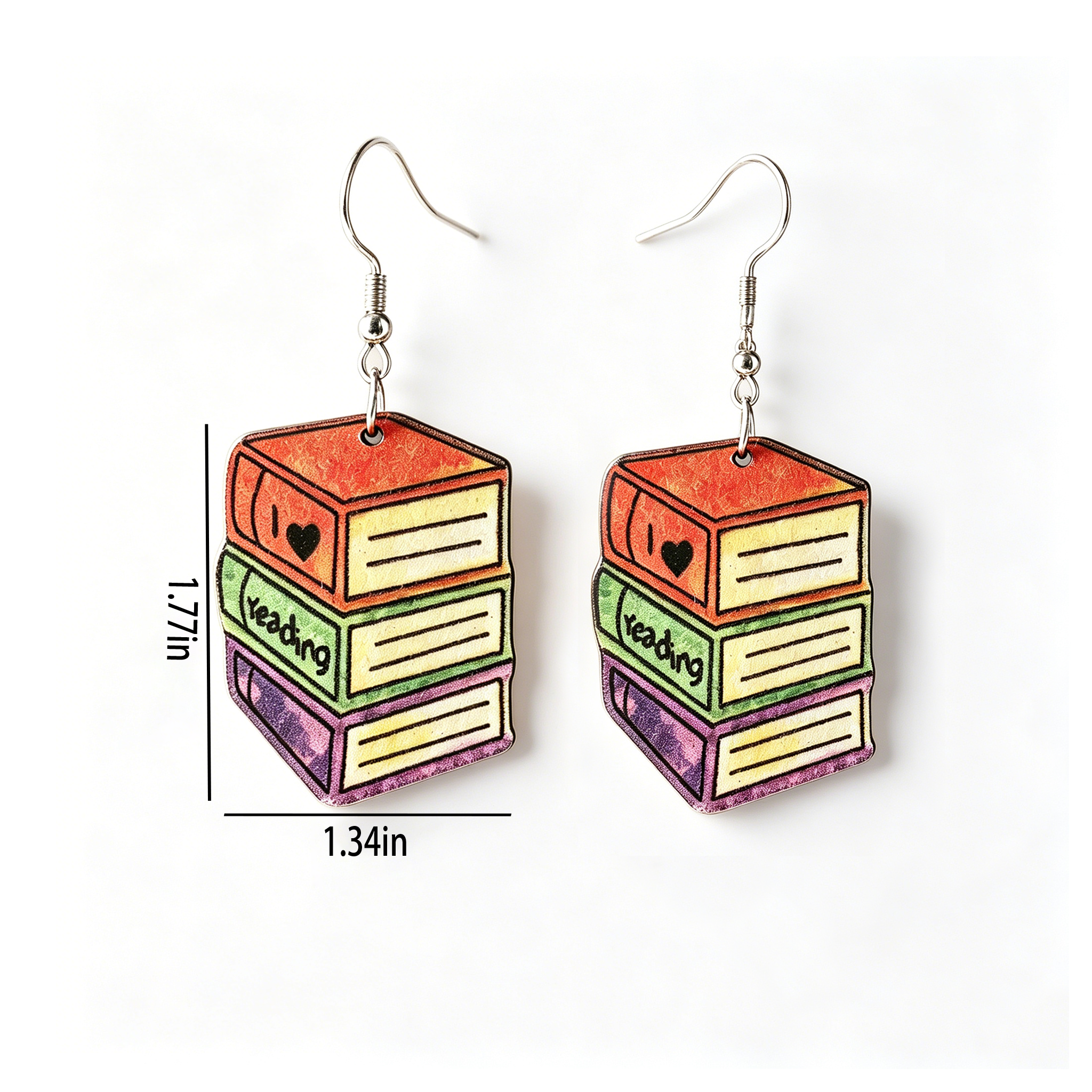 Pagewings Funny Reading Earrings