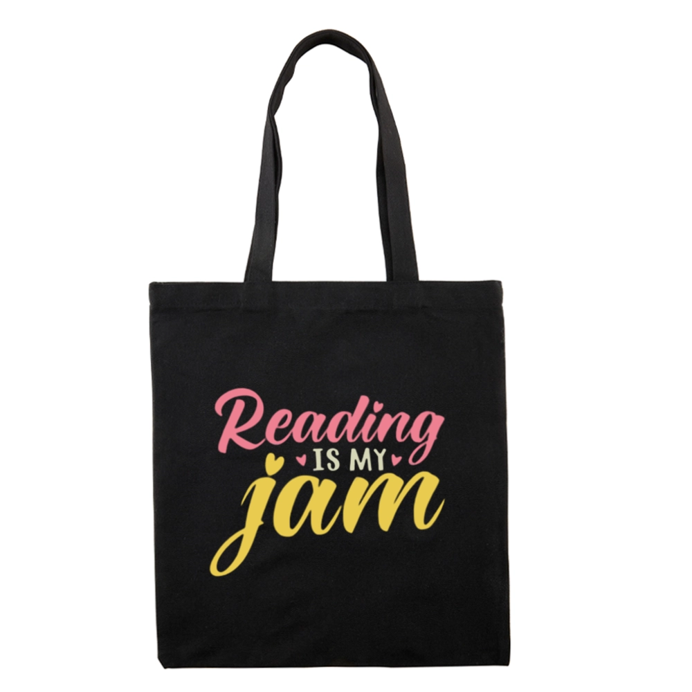 Pagewings Reading is My Jam Lovers Gift Tote Bag