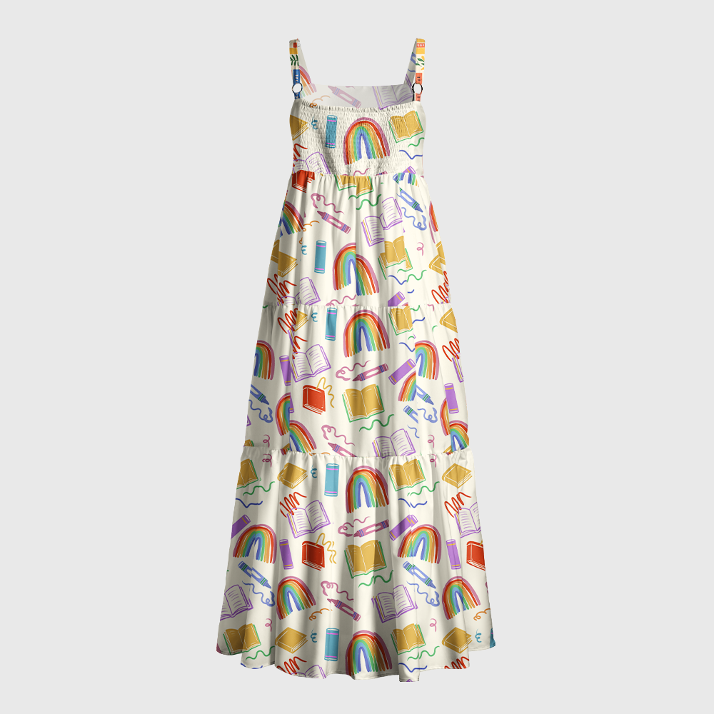 Pagewings Rainbow Pride Maxi Dress