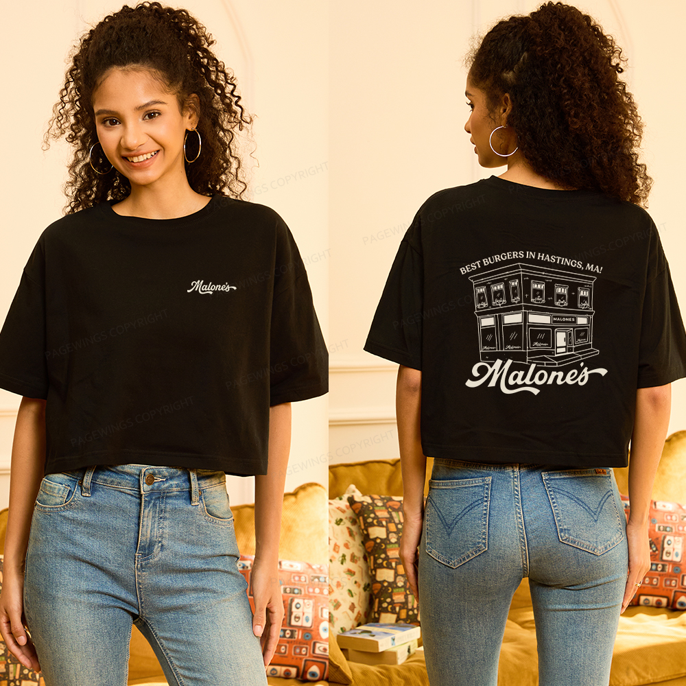 Pagewings Hockey Romance Women Crop Tops
