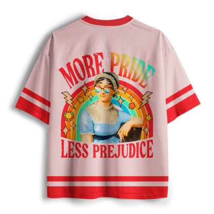 Pagewings More Pride Less Prejudice Unisex Mesh Jersey