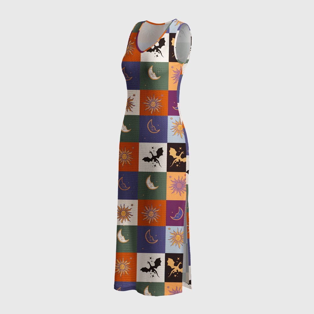 Pagewings Fantasy Book Lover Crochet Maxi Dress