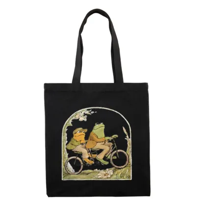 Pagewings Frog And Toad Book Vintage Lovers Gift Tote Bag