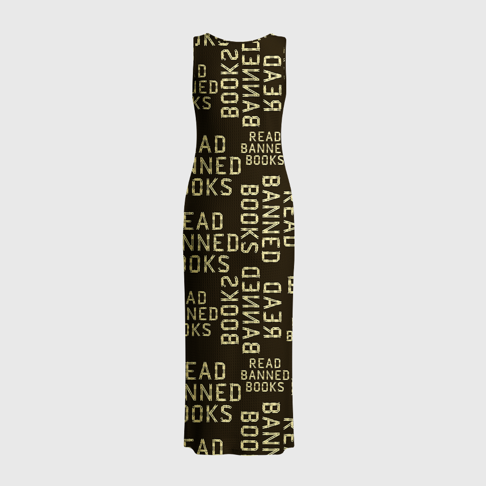 Pagewings Read Banned Books Crochet Maxi Dress