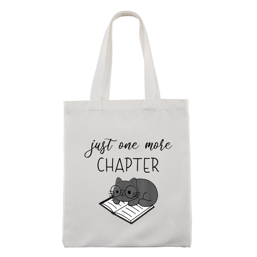 Pagewings Book Worm Reading Cat Gift Tote Bag