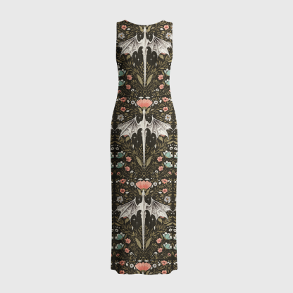 Pagewings Fantasy Book Lover Crochet Maxi Dress