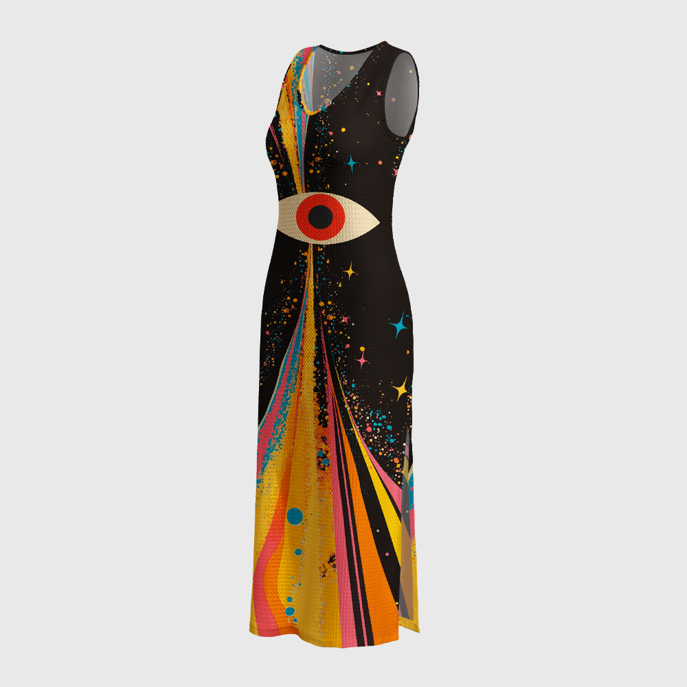 Pagewings Make Orwell Fiction Again Crochet Maxi Dress