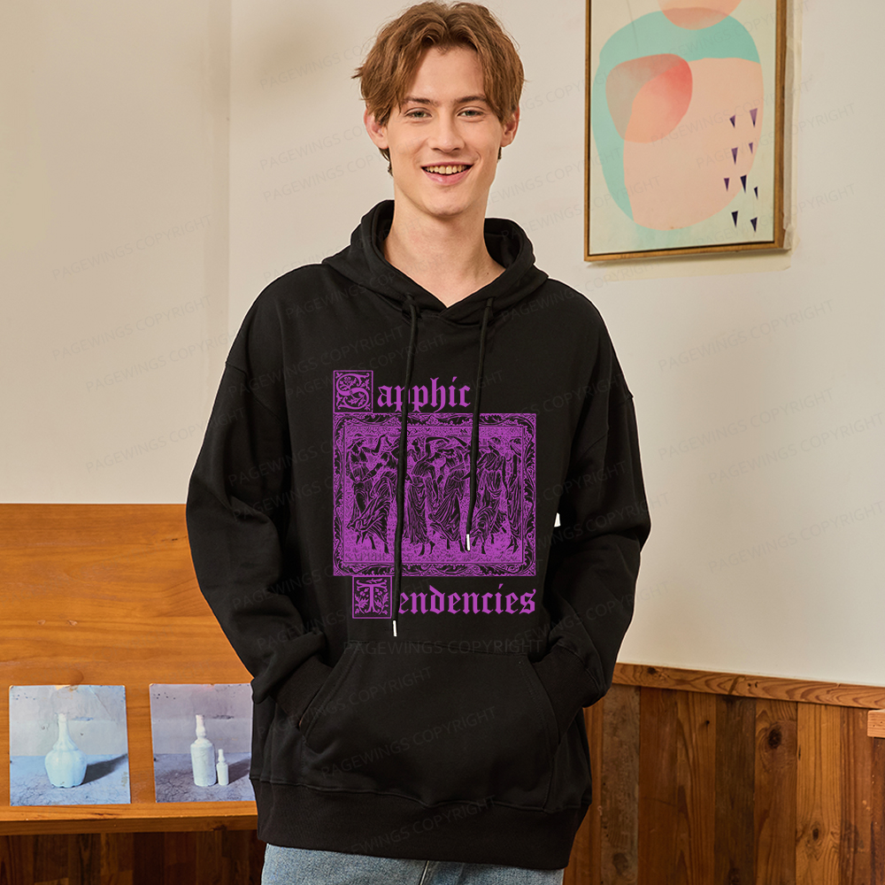 Pagewings Sapphic Tendencies Unisex Classic Hoodie
