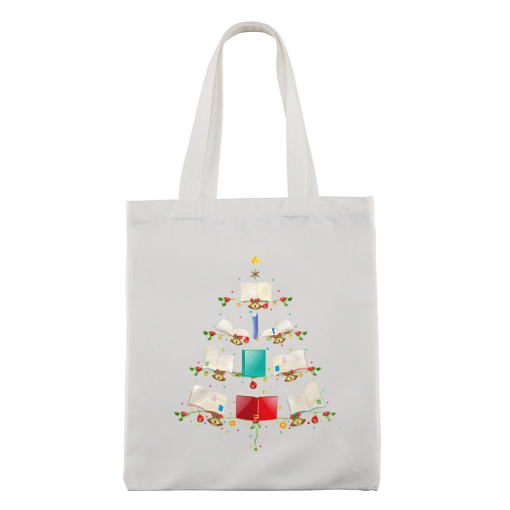 Pagewings Book Christmas Tree Lovers Gift Tote Bag