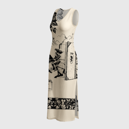 Pagewings Each Book Is A New Adventure Crochet Maxi Dress