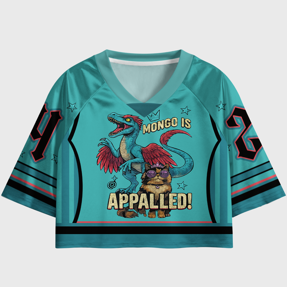 Pagewings Mongo Is Appalled Women's Cropped Jersey