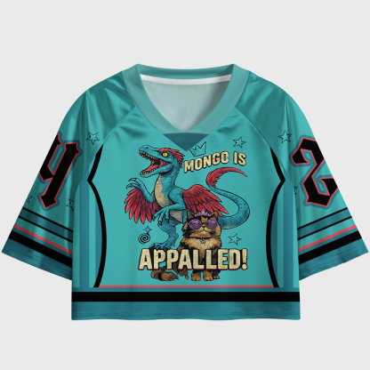 Pagewings Mongo Is Appalled Women's Cropped Jersey