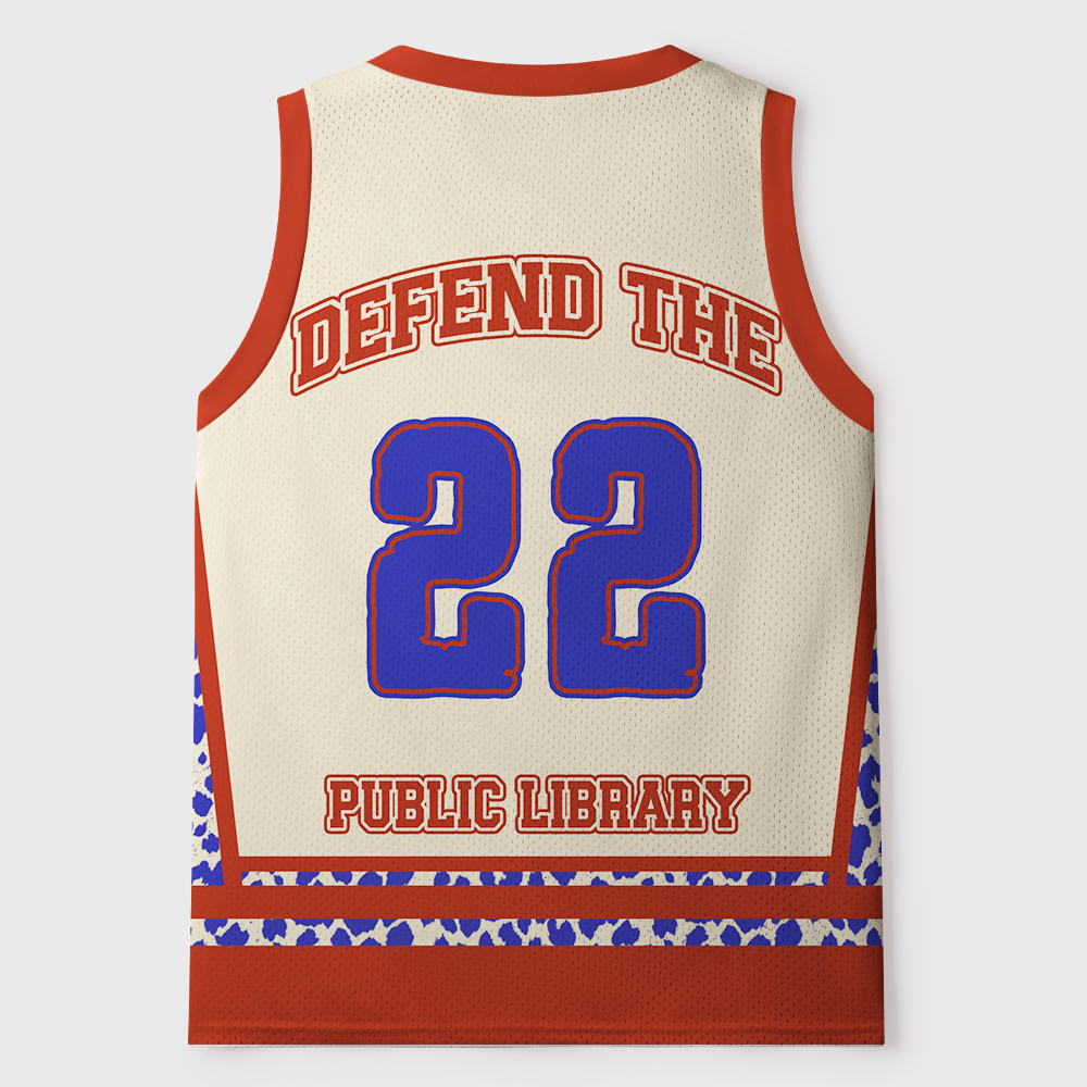 Pagewings Defend The Public Library Unisex Mesh Tank Top