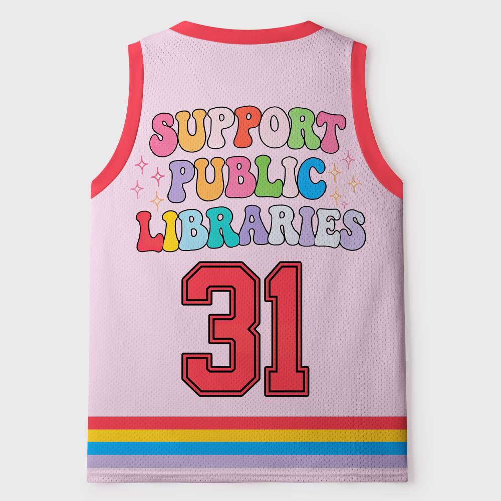 Pagewings Support Public Libraries Unisex Mesh Tank Top
