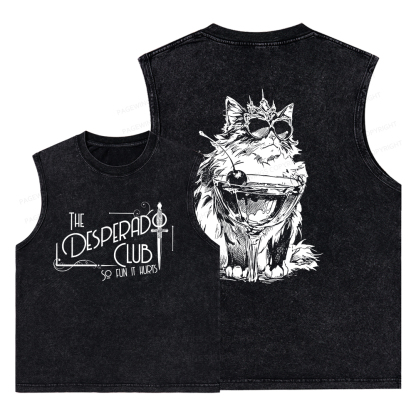 Pagewings The Desperado Club Unisex Washed Tank Top