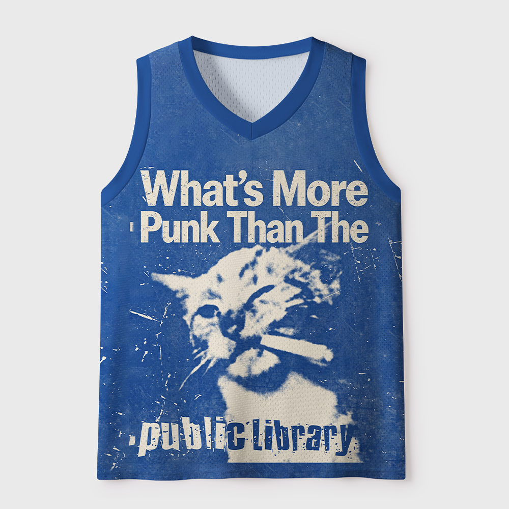 Pagewings What's More Punk Than The Public Library Unisex Mesh Tank Top
