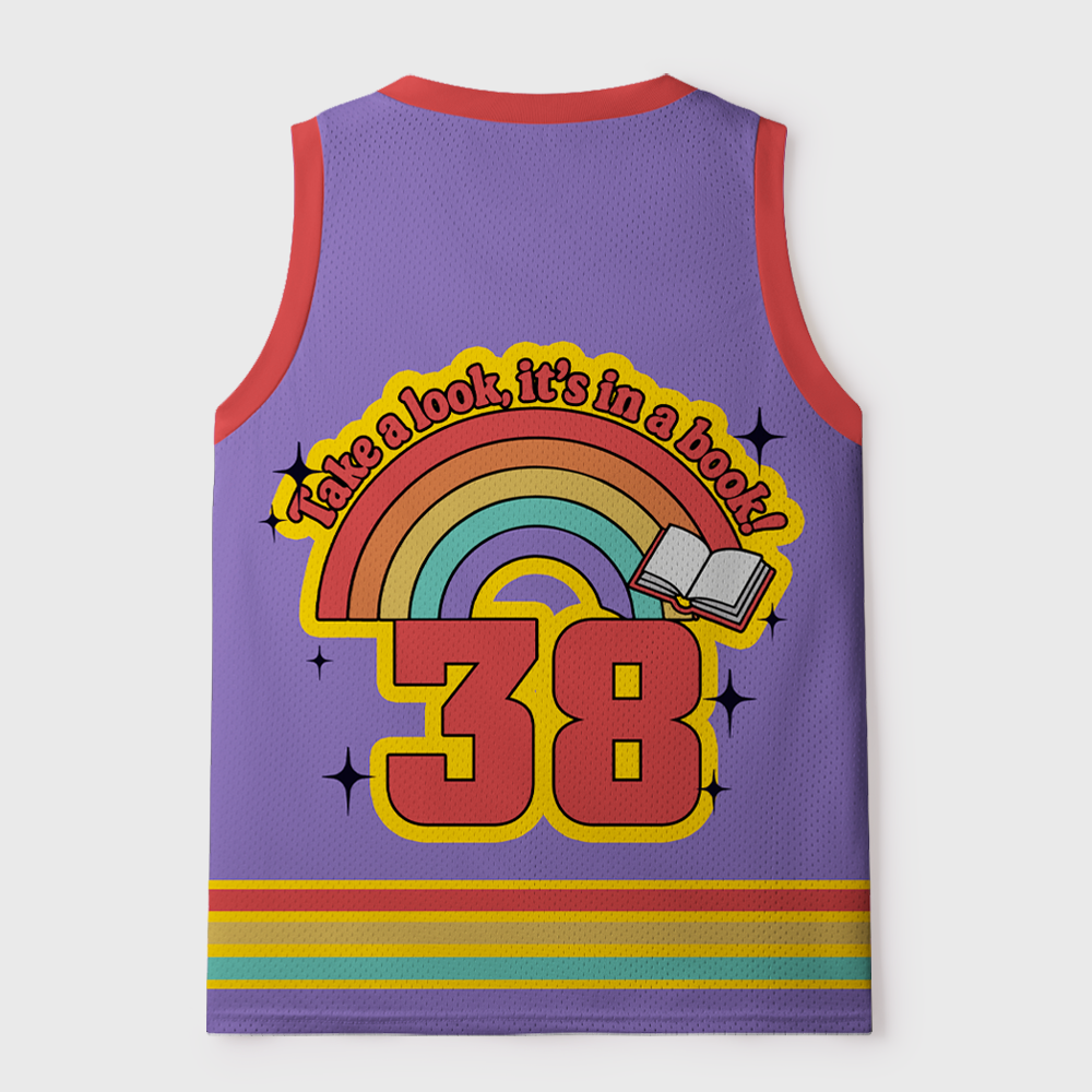 Pagewings Take A Look It’s In A Book Unisex Mesh Tank Top