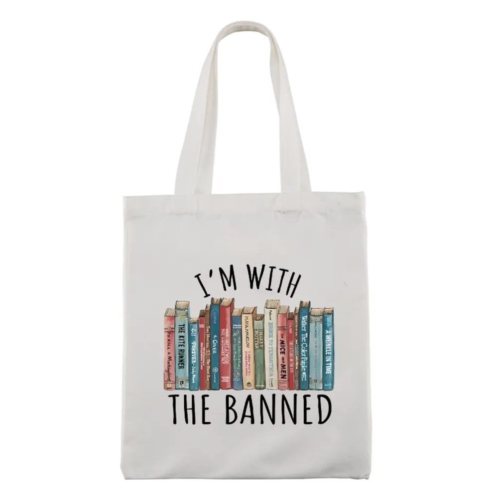 Pagewings I'm With The Banned Lovers Gift Tote Bag