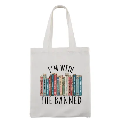 Pagewings I'm With The Banned Lovers Gift Tote Bag