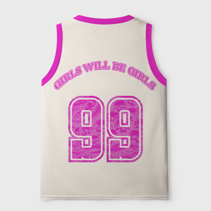 Pagewings Girls Will Be Girls Unisex Mesh Tank Top