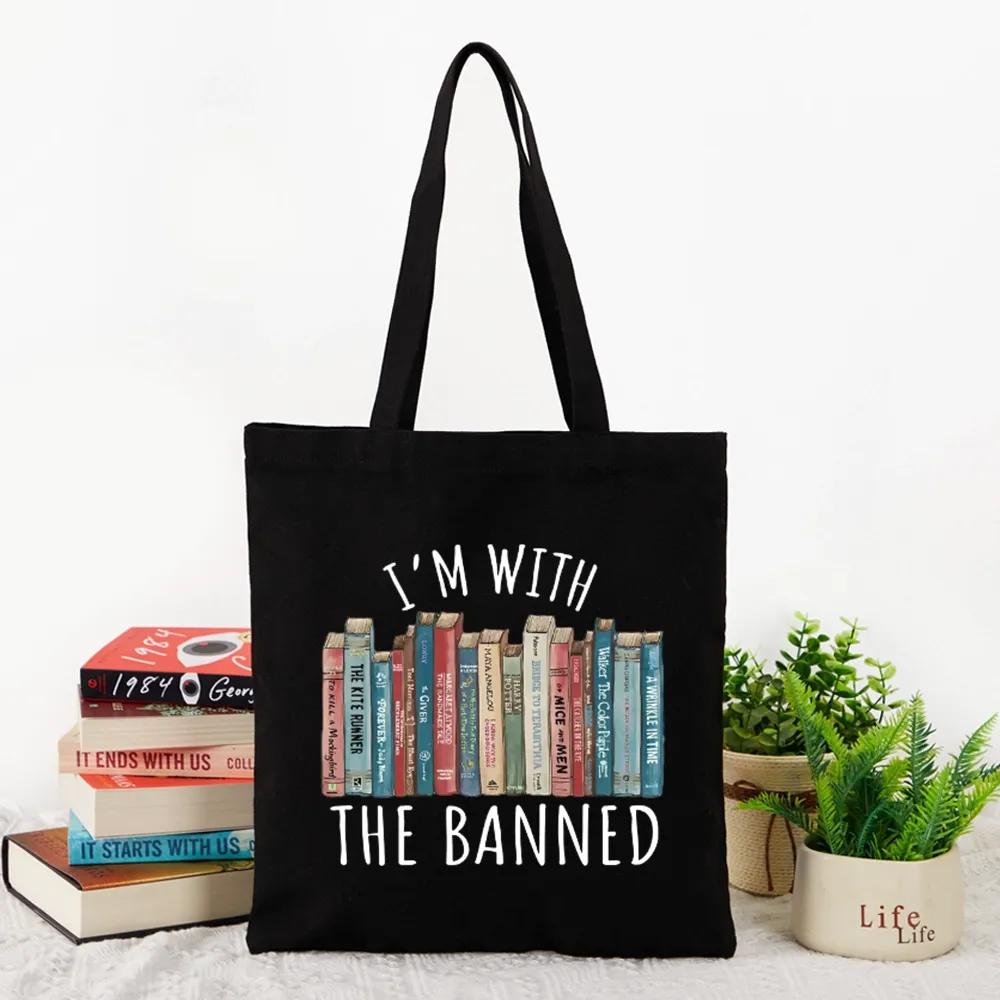 Pagewings I'm With The Banned Lovers Gift Tote Bag