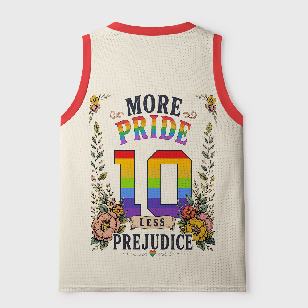 Pagewings More Pride Less Prejudice Unisex Mesh Tank Top