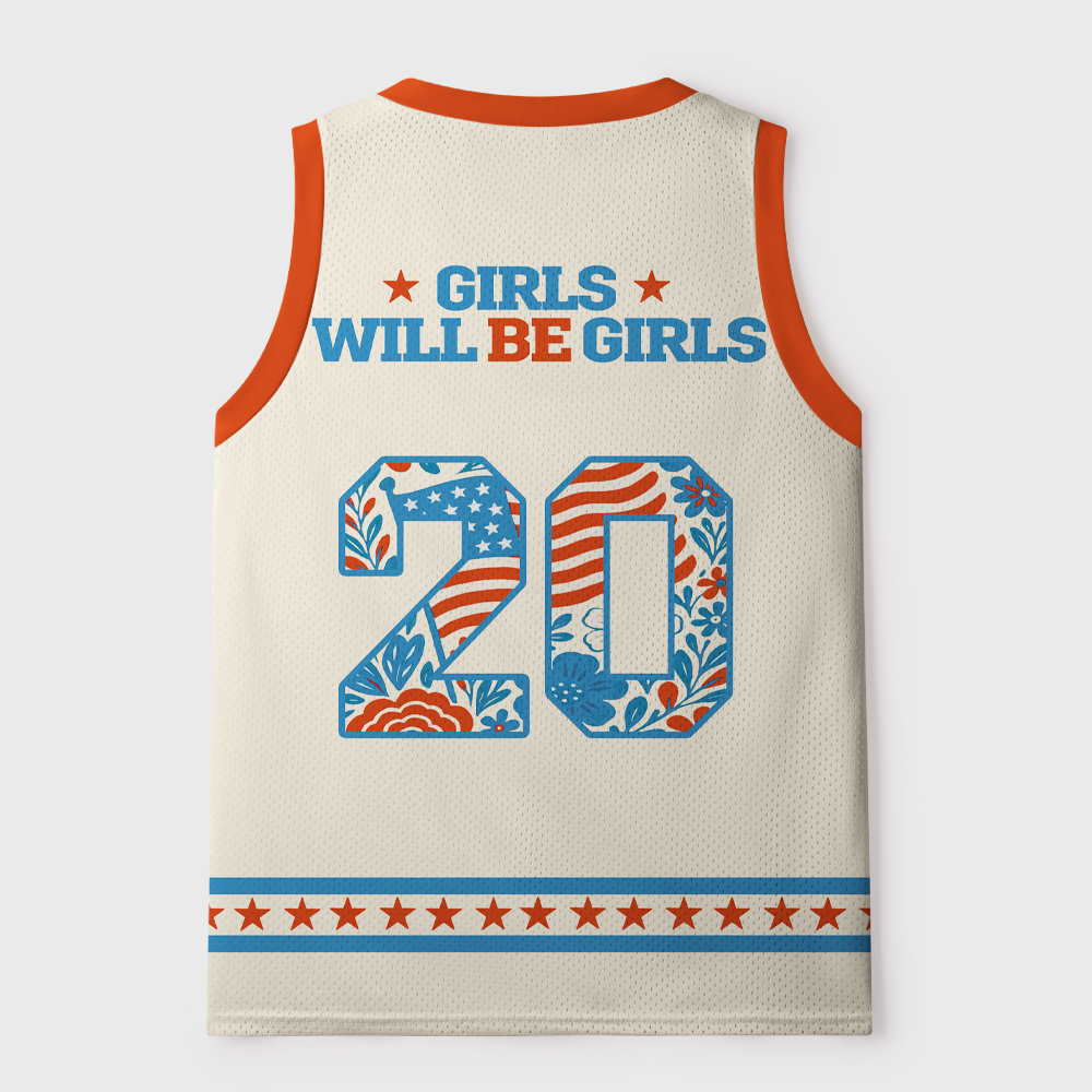 Pagewings Girls Will Be Girls Unisex Mesh Tank Top
