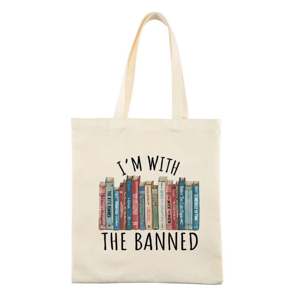 Pagewings I'm With The Banned Lovers Gift Tote Bag