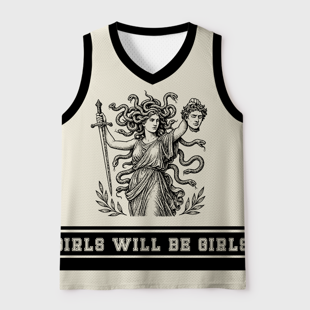 Pagewings Girls Will Be Girls Unisex Mesh Tank Top