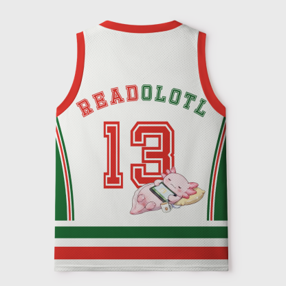 Pagewings Readolotl Unisex Mesh Tank Top