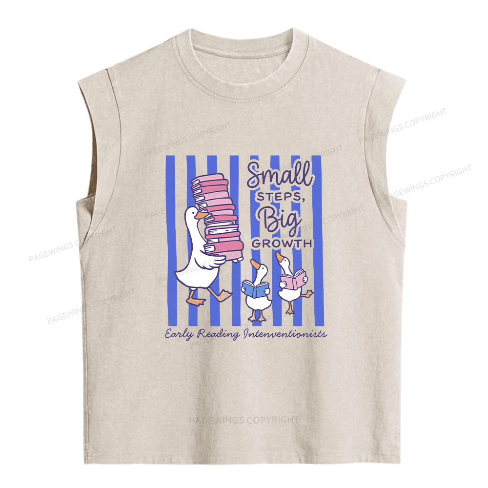 Pagewings Science of Reading Bookish Women's Washed Tank Top