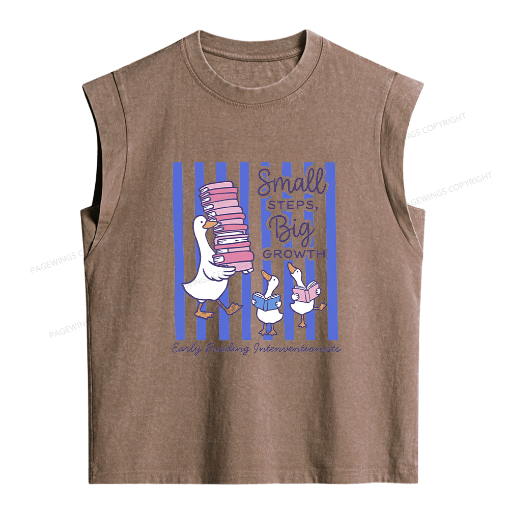 Pagewings Science of Reading Bookish Women's Washed Tank Top