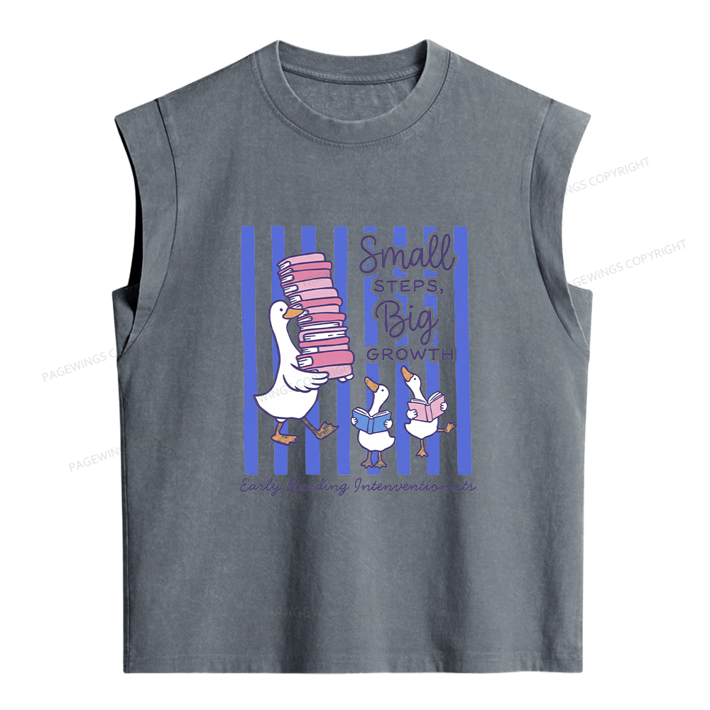 Pagewings Science of Reading Bookish Women's Washed Tank Top