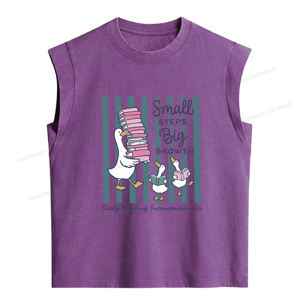 Pagewings Science of Reading Bookish Women's Washed Tank Top
