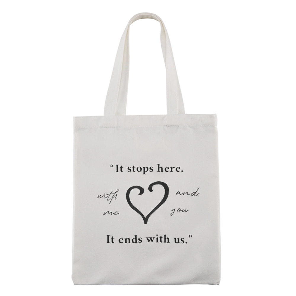 Pagewings It Ends With Us Colleen Hoover Lovers Gift Tote Bag