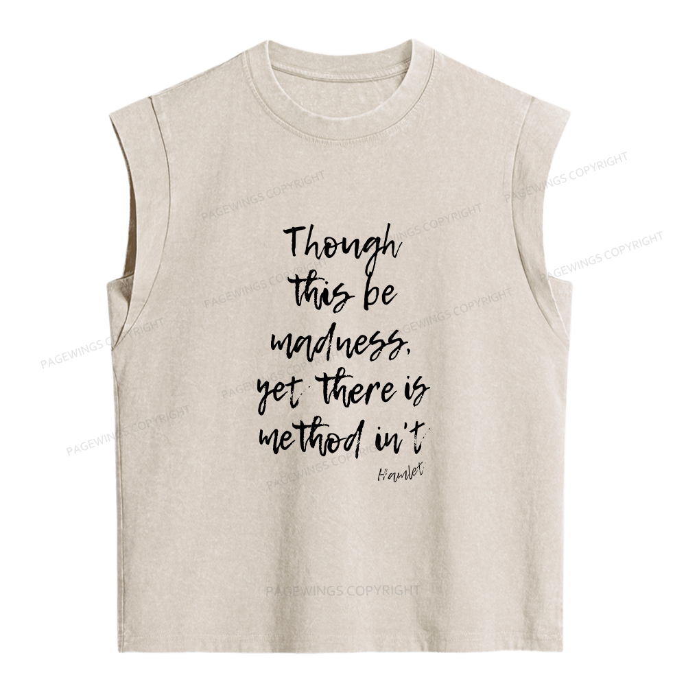 Pagewings Shakespeare Quotes Bookish Women's Washed Tank Top