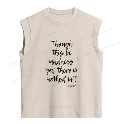 Pagewings Shakespeare Quotes Bookish Women's Washed Tank Top