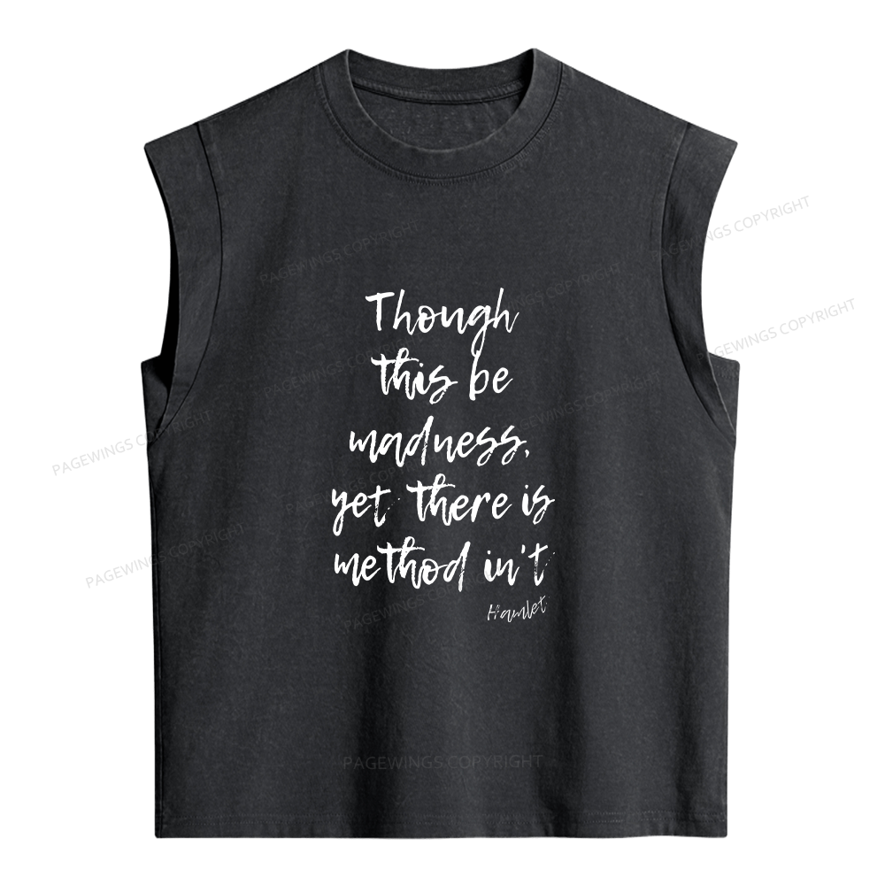 Pagewings Shakespeare Quotes Bookish Women's Washed Tank Top