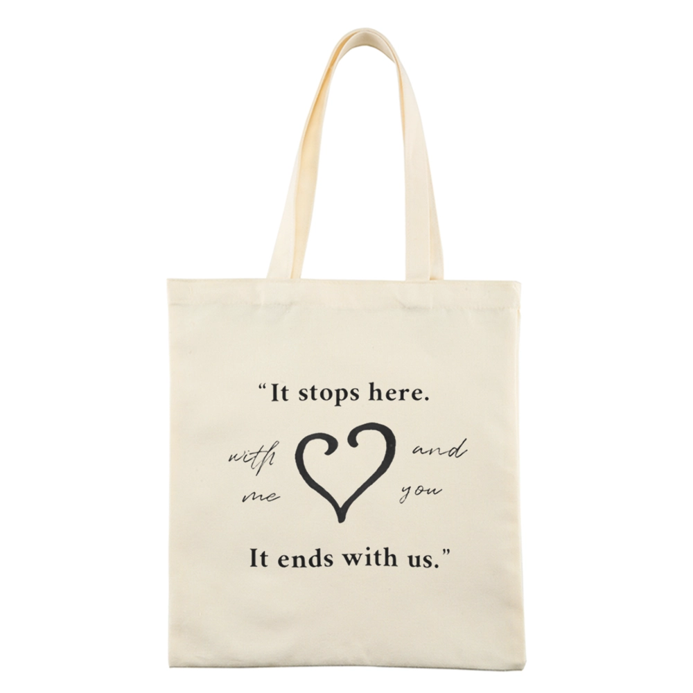 Pagewings It Ends With Us Colleen Hoover Lovers Gift Tote Bag