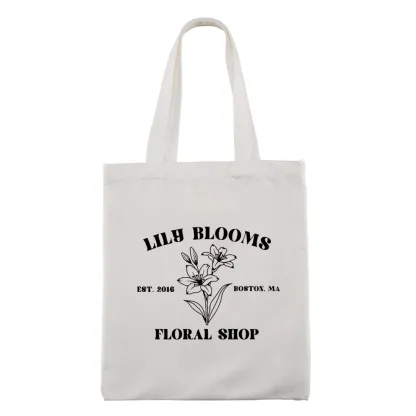 Pagewings Lily Bloom's Floral Lovers Gift Tote Bag