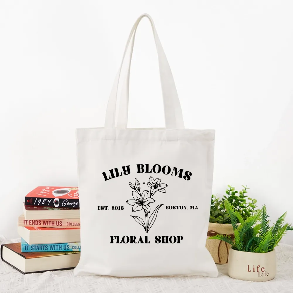 Pagewings Lily Bloom's Floral Lovers Gift Tote Bag