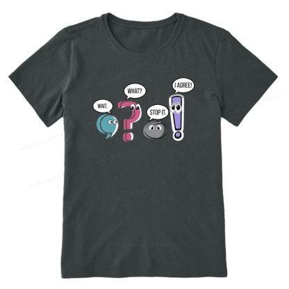 Pagewings Funny Grammar Bookish Unisex Classic T-shirt