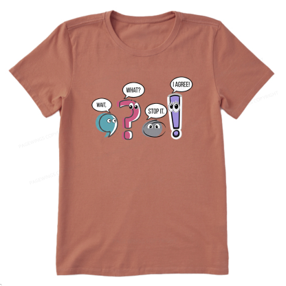 Pagewings Funny Grammar Bookish Unisex Classic T-shirt